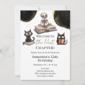 Schattigee Halloween 11e verjaardag Kaart (Voorkant)