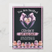 Schattigee Halloween 1e verjaardag Kaart (Voorkant)