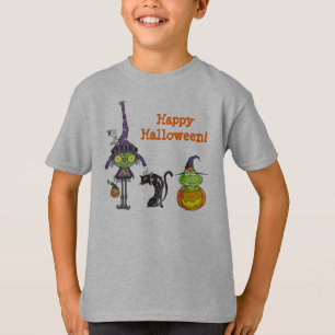 Schattigee Halloween Afbeeldingen T-shirt