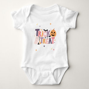 Schattigee Halloween Baby Bodysuit Trick or treat