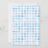 Schattigee Halloween Baby shower Pompoen Kaart (Achterkant)