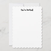 Schattigee Halloween Bat met Snoep Party Kaart (Achterkant)