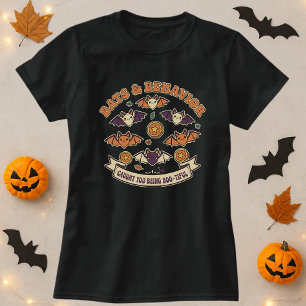 Schattigee Halloween Bat Pun T-shirt; betrapte je T-shirt