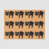 Schattigee Halloween Black Cats Tissue Paper Tissuepapier (Voorkant)