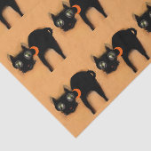 Schattigee Halloween Black Cats Tissue Paper Tissuepapier (Detail)