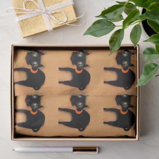 Schattigee Halloween Black Cats Tissue Paper Tissuepapier (Geschenk)