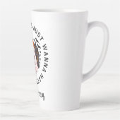 Schattigee Halloween boekenliefhebbers Latte Mok (Rechts)