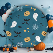 Schattigee Halloween Boo Blue Paper Borden Papieren Bordje