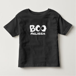 Schattigee Halloween Boo gepersonaliseerd Kinder Shirts