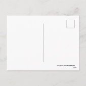 Schattigee Halloween boo ghost Holiday briefkaart (Achterkant)