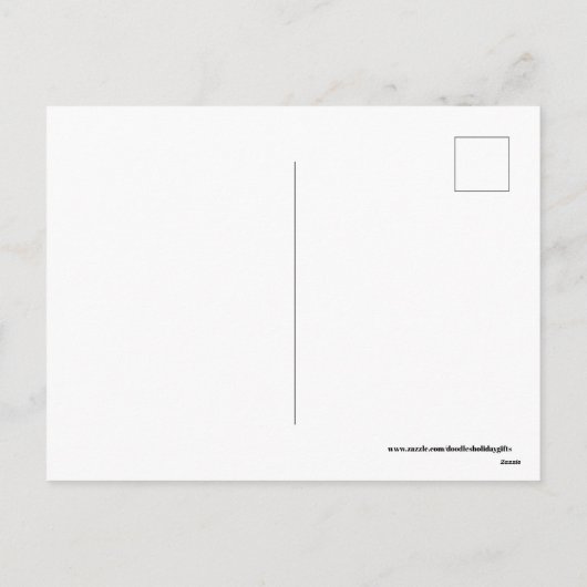 Schattigee Halloween boo ghost Holiday briefkaart (Achterkant)