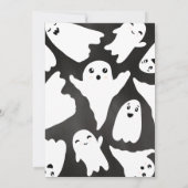 Schattigee Halloween Boo Ghosts baby shower Kaart (Achterkant)