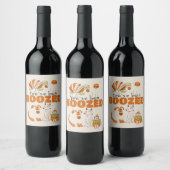 Schattigee Halloween Boo Gift Label Wijn Etiket (Flessen)