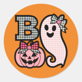 Schattigee Halloween Boo Sticker