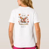Schattigee Halloween BOO!!! T-shirt (Achterkant)