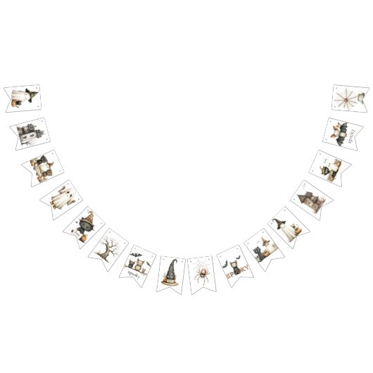 Schattigee Halloween Bunting Banner (Alle)