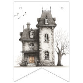 Schattigee Halloween Bunting Banner (Tweede vlag)