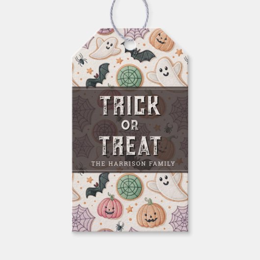 Schattigee Halloween cadeau Labels Cadeaulabel (Voorkant)