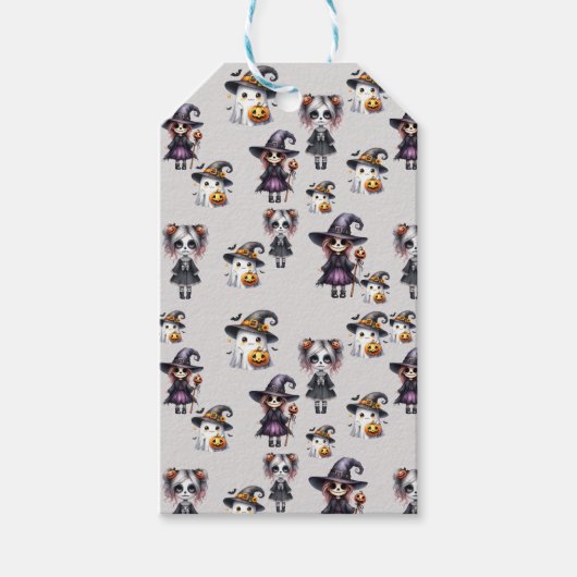 Schattigee Halloween cadeau Labels Cadeaulabel (Voorkant)