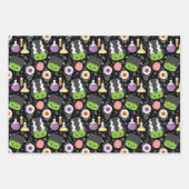 Schattigee Halloween Candy Corn, Frankenstein & Sk Inpakpapier Vel (Voorkant 3)