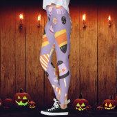 Schattigee Halloween Candycorn Leggings