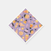 Schattigee Halloween Candycorn Servet (Hoek)