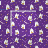 Schattigee Halloween Cat Ghost Fabric Stof (Delen)
