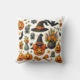 Schattigee Halloween Cat & Ghost Sierkussen - Spoo