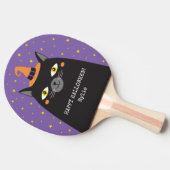 Schattigee Halloween Cat Kinder Partij Tafeltennisbatje (Zijkant)
