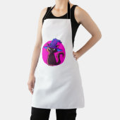 Schattigee Halloween Cat Oversized T-shirt Schort (Insitu)