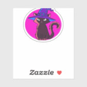 Schattigee Halloween Cat Oversized T-shirt Sticker (Vel)