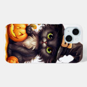 Schattigee Halloween Cat Witch op Pumpkin Herfst S Case-Mate iPhone Case (Achterkant (horizontaal))