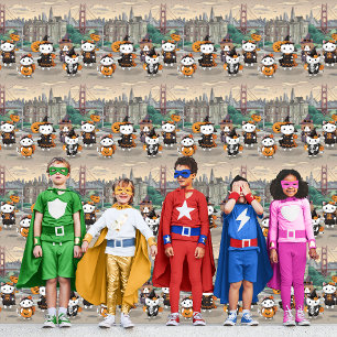 Schattigee Halloween Cats San Francisco DIY Peel & Behang