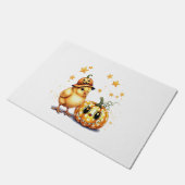 Schattigee Halloween Chick Pumpkin Deurmat (Schuin)