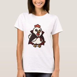 Schattigee Halloween Chicken Vampire T-shirt