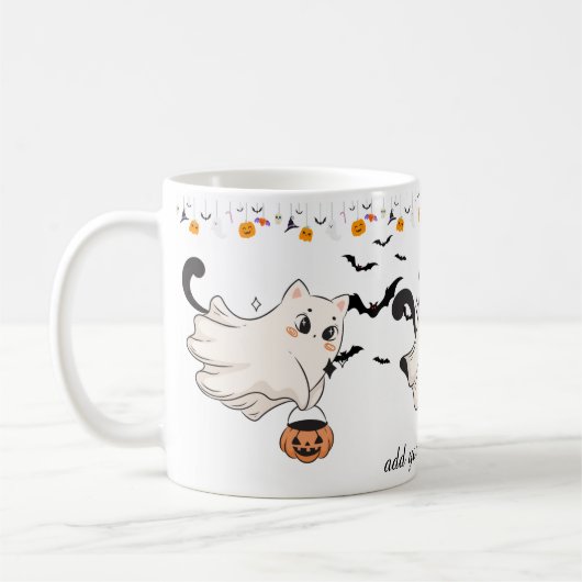 Schattigee Halloween Coffee Mok - (Links)