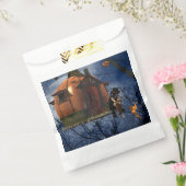 Schattigee Halloween Creature Encounter Bedankzakje (Gezegeld)