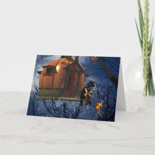 Schattigee Halloween Creature Encounter Kaart (Voorkant)
