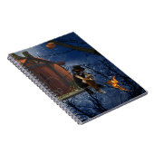 Schattigee Halloween Creature Encounter Notitieboek (Rechterzijde)