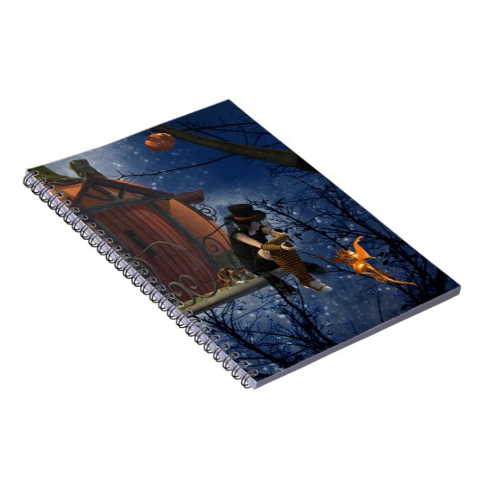 Schattigee Halloween Creature Encounter Notitieboek (Rechterzijde)