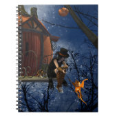 Schattigee Halloween Creature Encounter Notitieboek (Voorkant)