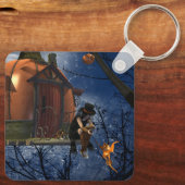 Schattigee Halloween Creature Encounter Sleutelhanger (Achterkant)