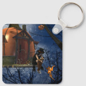 Schattigee Halloween Creature Encounter Sleutelhanger (Achterkant)