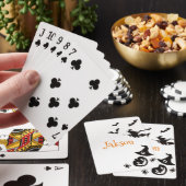 Schattigee Halloween Custom Name Poker Cards – Spo Pokerkaarten (Insitu)