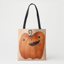 Schattigee Halloween Decor Pompoen Trick or treat Tote Bag