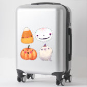 Schattigee Halloween Decor Spooky Collectie Sticker (Koffer)