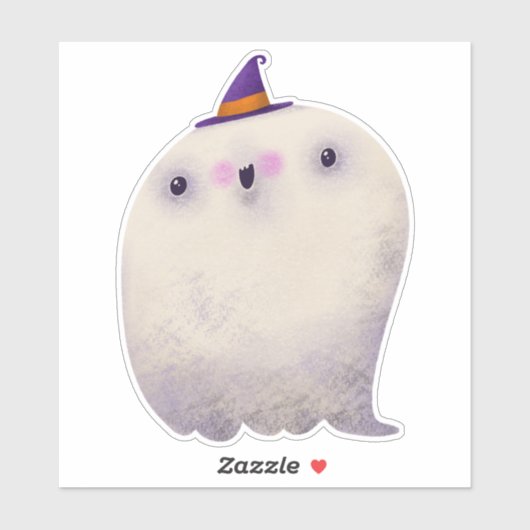 Schattigee Halloween Decoratie Spooky Ghost Sticker (Vel)