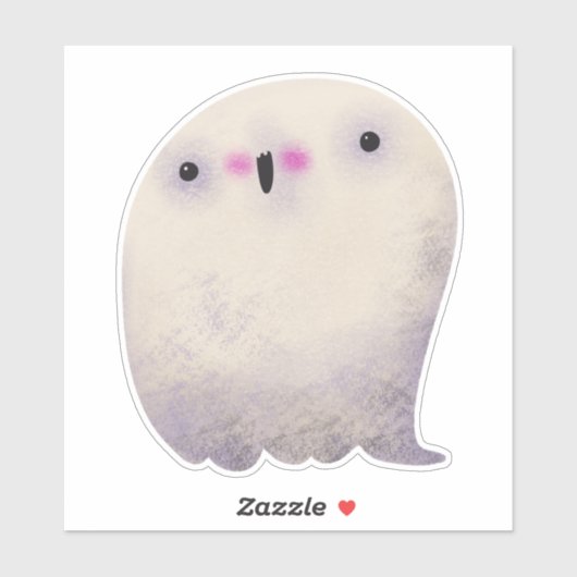 Schattigee Halloween Decoratie Spooky Ghost Sticker (Vel)