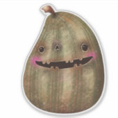 Schattigee Halloween Decoratie Spooky Pumpkin Sticker (Voorkant)