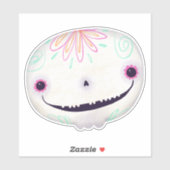 Schattigee Halloween Decoratie Spooky Sugar SKull Sticker (Vel)